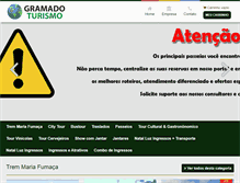 Tablet Screenshot of gramadoturismo.com.br