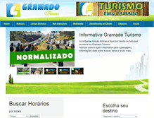Tablet Screenshot of gramadoturismo.net